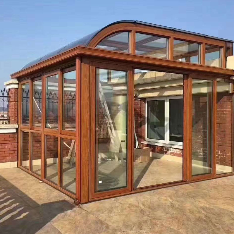 Εξωτερική Βεράντα Tempered Glass Garden Sunroom